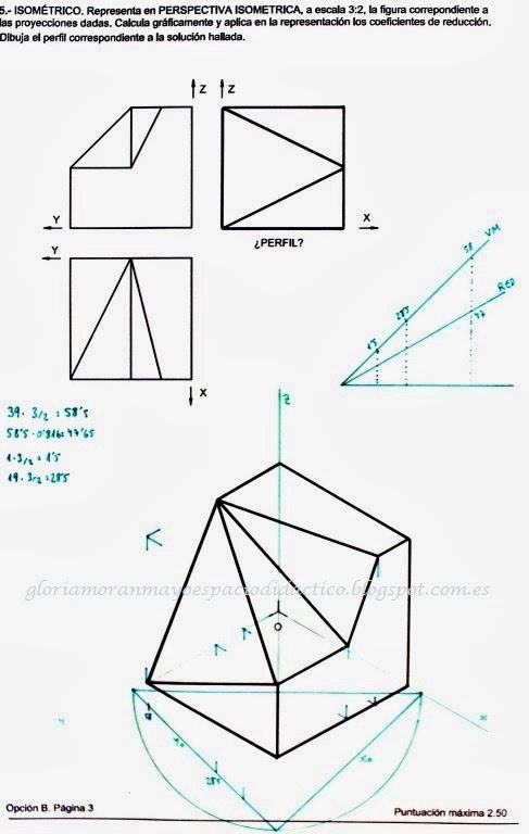 ejercicios de axonometrico resueltos